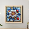 Diamond Painting -DIY Full Round Drill Stained Glass Flower(40*40 CM)