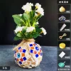Wooden Vase Solid Mosaic Art Handmade Pasting Material Pack DIY Creative Decoration Kit