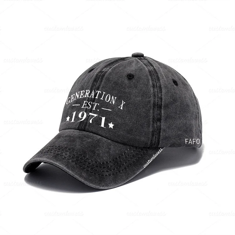 Custom Generation X Embroidered  Hat