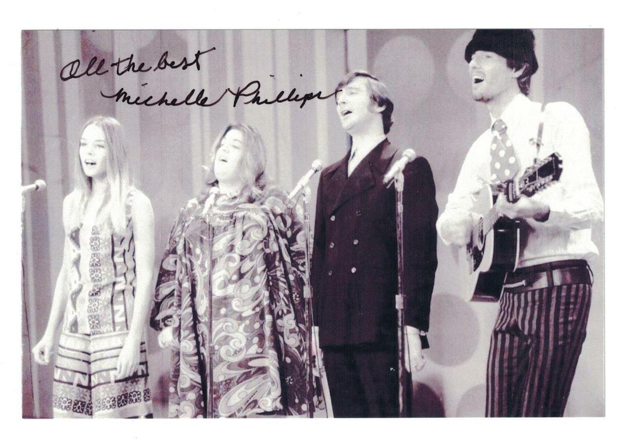 Michelle Phillips Signed Autographed 4 x 6 Photo Poster painting Singer Actress Model D