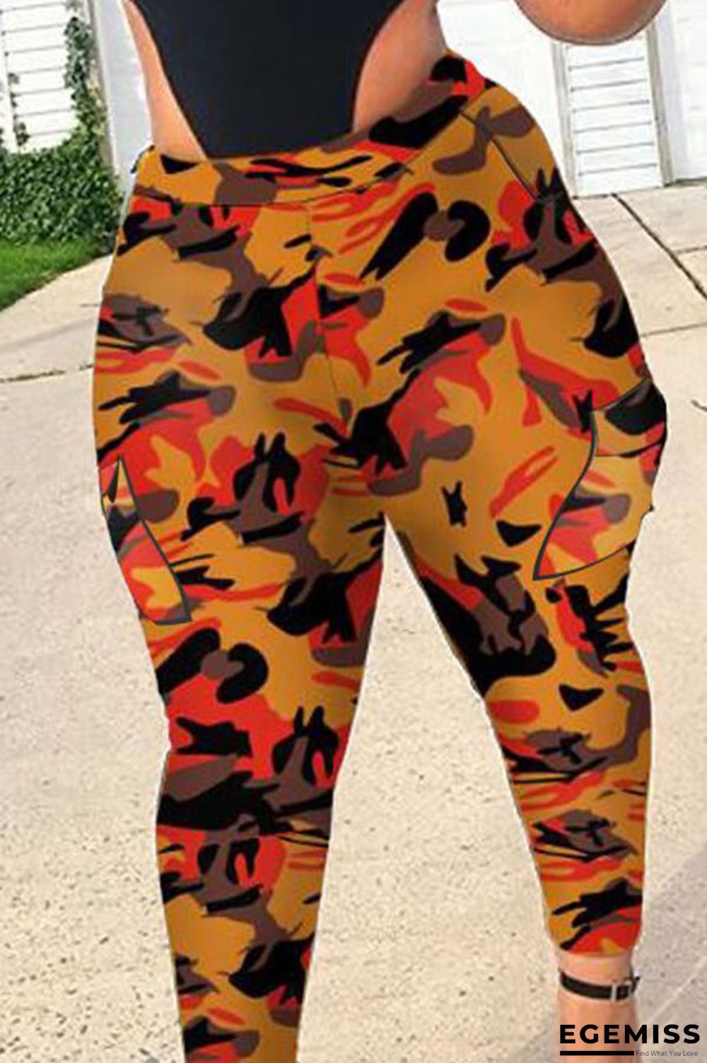 Yellow Fashion adult England Ma'am Print Camouflage Plus Size | EGEMISS