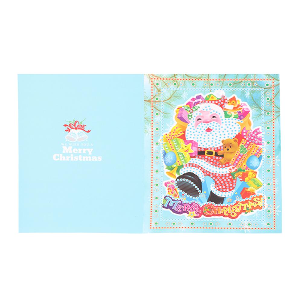 

Santa Claus-Creative Diamond Greeting Card, 501 Original
