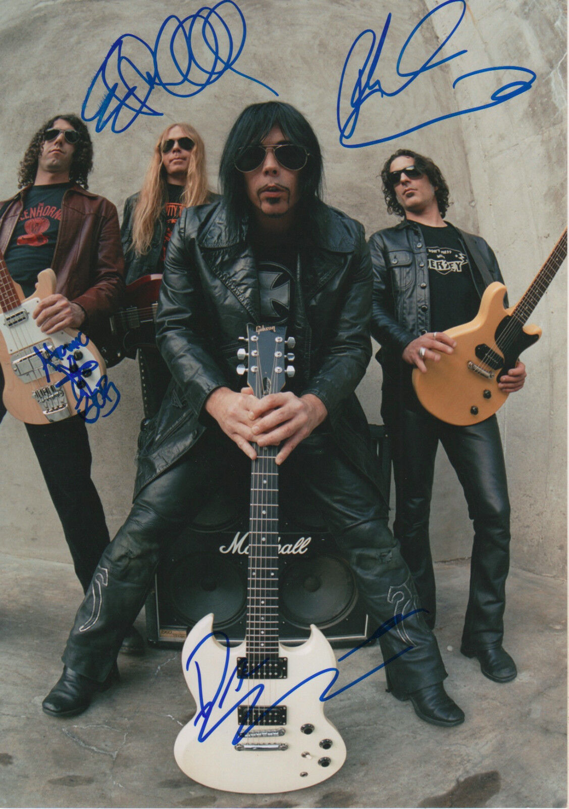 Monster Magnet Band full signed 8x12 inch Photo Poster painting autographs