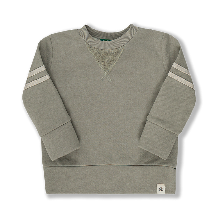 Harbor Gray Retro Crewneck
