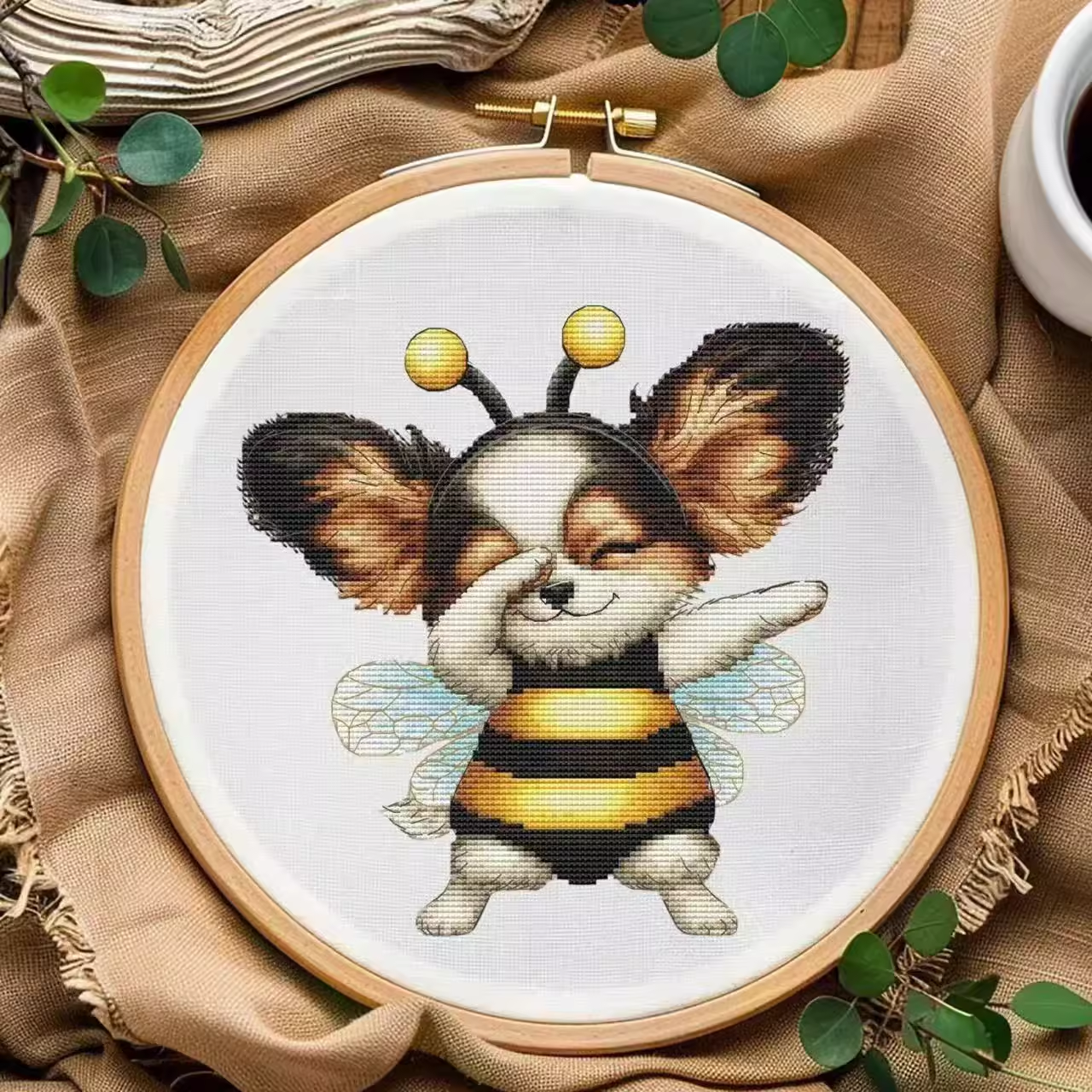 【CC2620-Kung Fu Bee】 Painting Fairy Cross Stitch