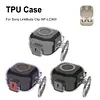 Protective Cover Compatible for Sony LinkBuds Clip WF-LC900 TPU Earphone Case Protective Skin Case with Carabiner Anti Scratch & Shockproof