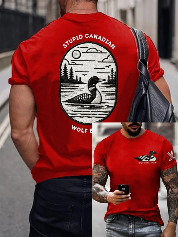 Men's Hockey Romance Print T-Shirt  socialshop