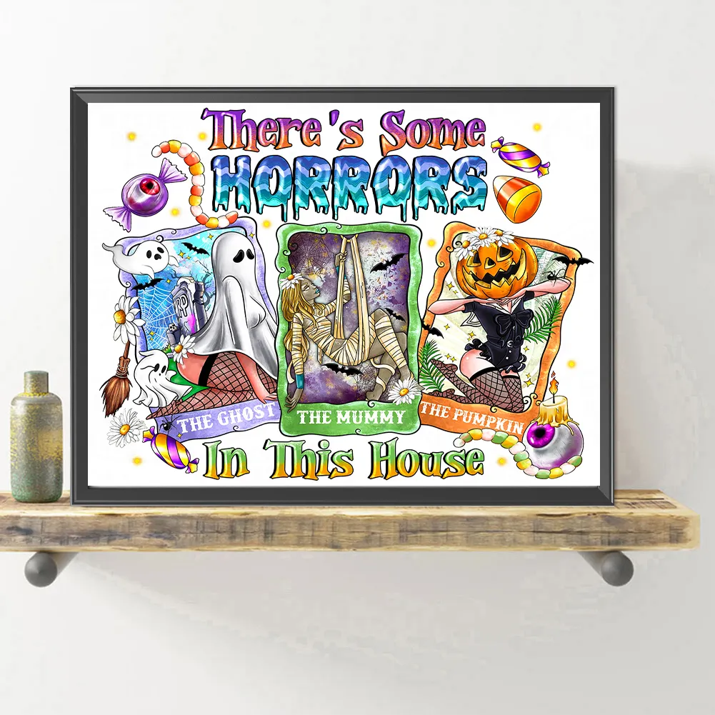 Diamond Painting - Full Round Drill - Halloween(Canvas|50*40cm)