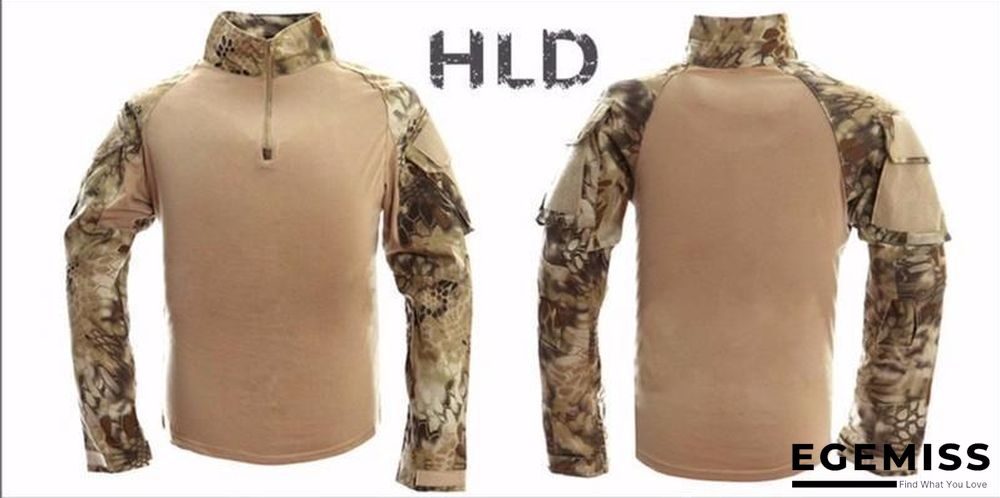 Camouflage colors Army Combat Uniform military shirt cargo multicam Airsoft paintball tactical cloth with elbow pads | EGEMISS