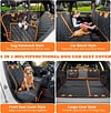 Dog Seat Cover Car Seat Cover for Pets 100%Waterproof Pet Seat Cover Hammock 600D Heavy Duty Scratch Proof Nonslip Durable Soft Pet Back Seat Covers
