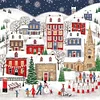 Winter Town-14CT Counted Cross Stitch 40*40cm/15.75*15.75in