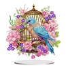 DIY Flower Bird Cage Diamond Painting Ornaments（Single-Sided）