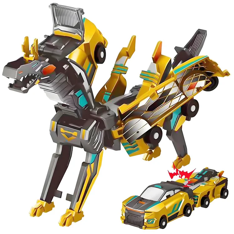 New product 💥 Collision Transforming Dinosaur Car Toy 