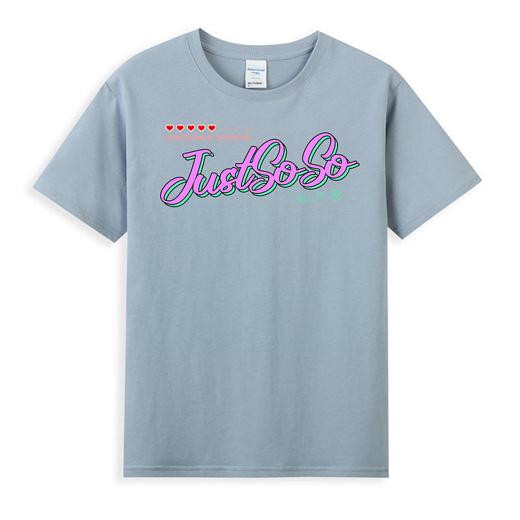Unisex Just Soso Shirts Haze Blue