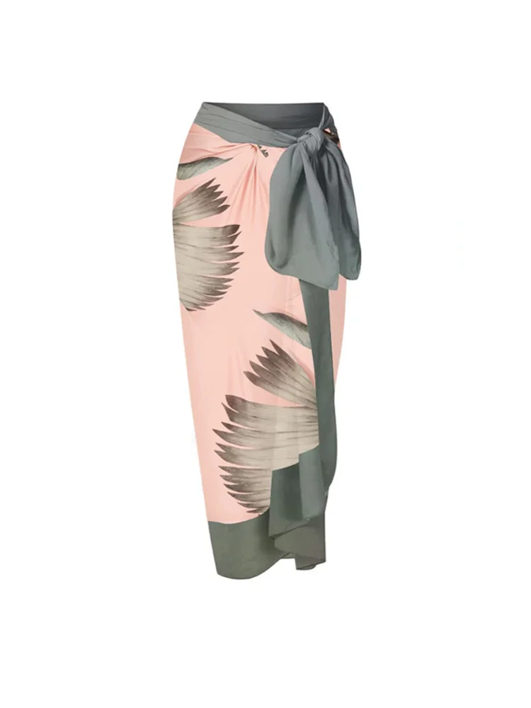 Churchf 2025 New Swimsuit Two Sets Of Holiday Bikini Beach Sexy Bikini Conjoined Conservative Swimsuit Woman