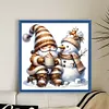 【Limited Stock Sale】Winter Coffee Gnome-11CT Stamped Cross Stitch 40*40cm tapestrymarket