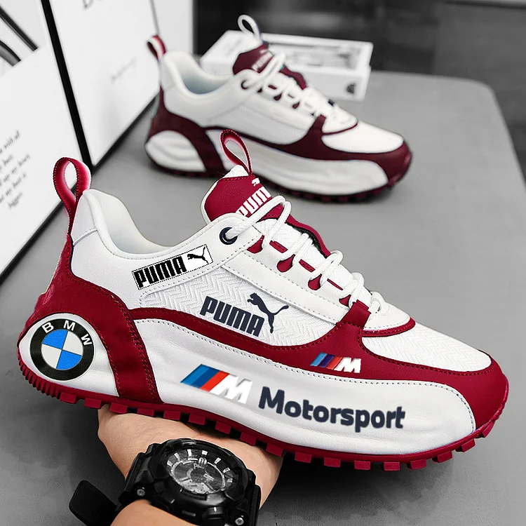 2025 PUMA e BMW co-branded calçado desportivo masculino confortável