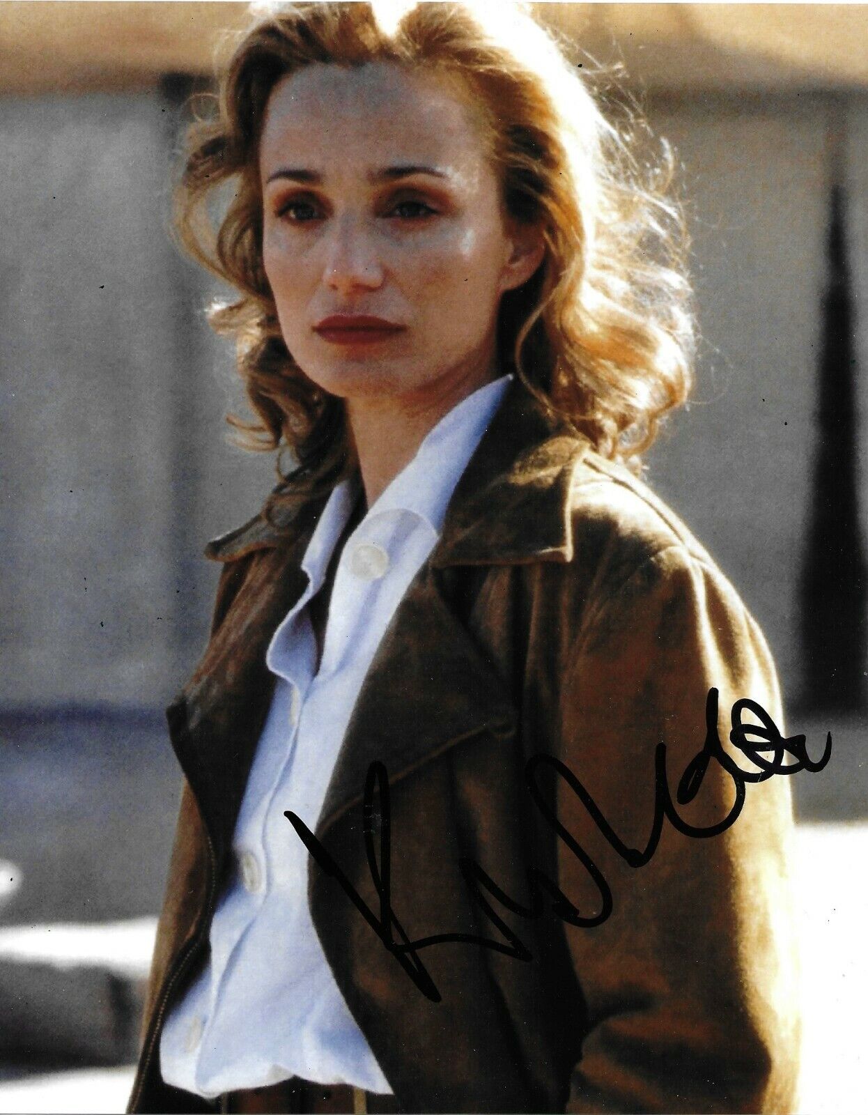 Kristin Scott Thomas Signed The English Patient 10x8 Photo Poster painting AFTAL