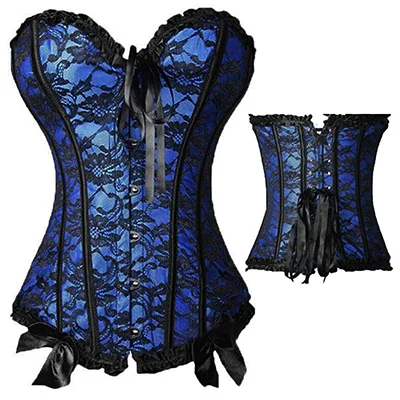 Billionm Sexy Women steampunk clothing gothic Plus Size Corsets Lace Up boned Overbust Bustier Waist Cincher Body shaper corselet S-6XL