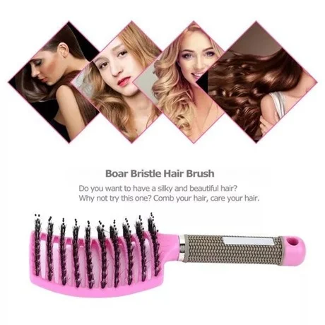Free Shipping - Detangler Bristle Nylon Hairbrush 🔥BUY 1 GET 1 FREE LAST DAY🔥