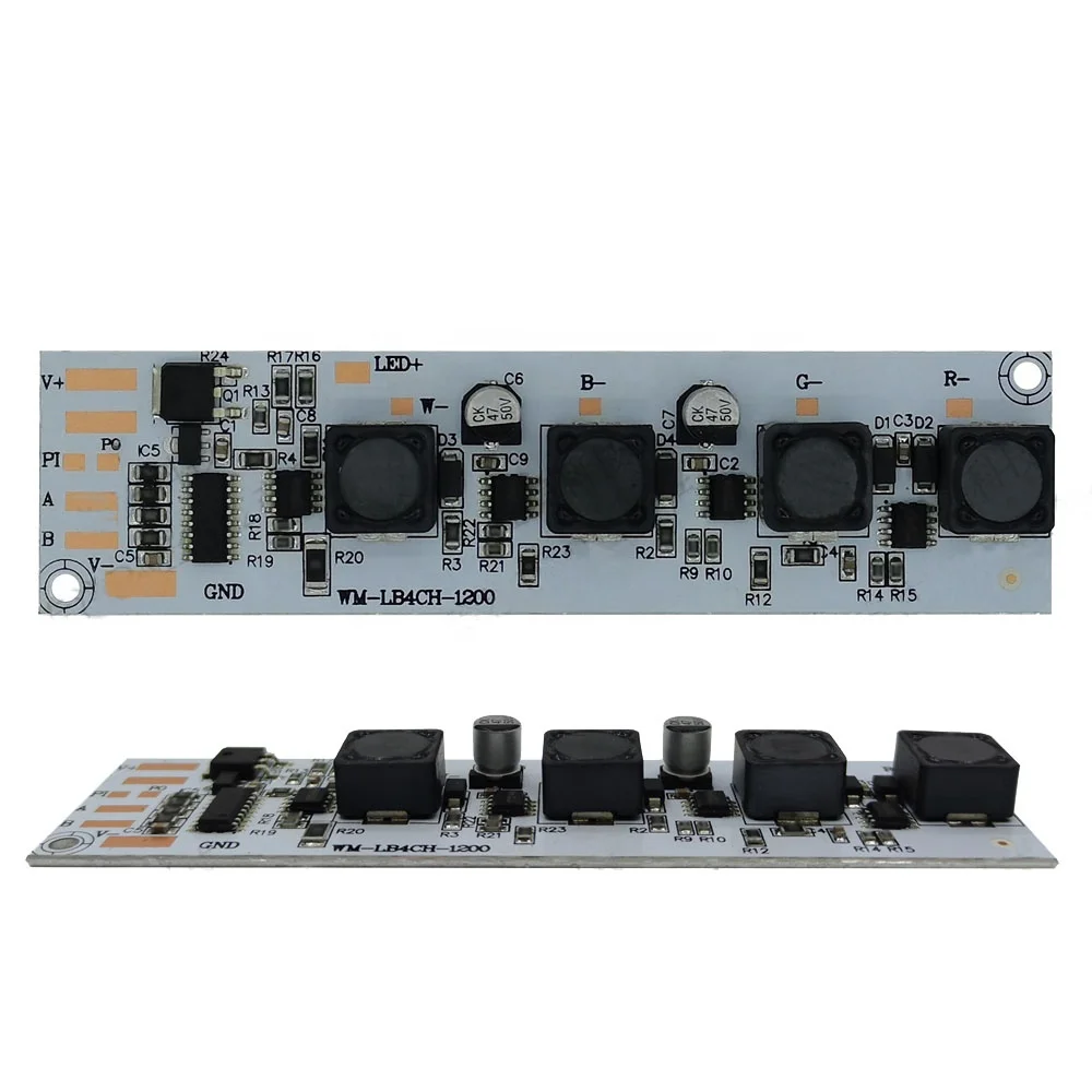 12V 24V 36V 1200mA Constant Current Dimmable Led Driver Board Rgbw DMX512 Driver 1.2A 4 Channel DMX512 DMX Controller