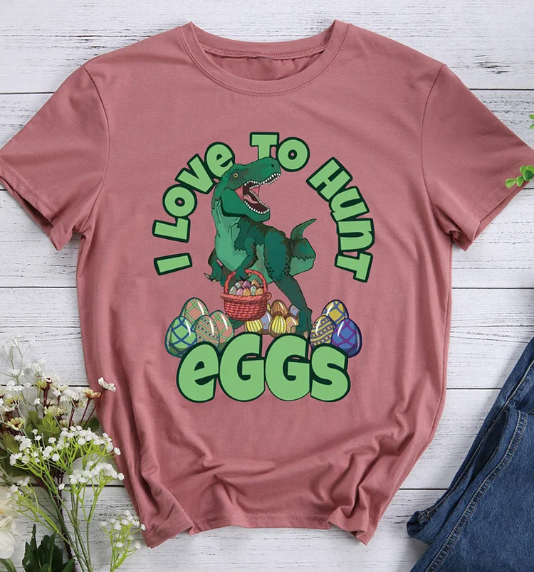 ANB - I love hunt eggs T-shirt Tee -013300