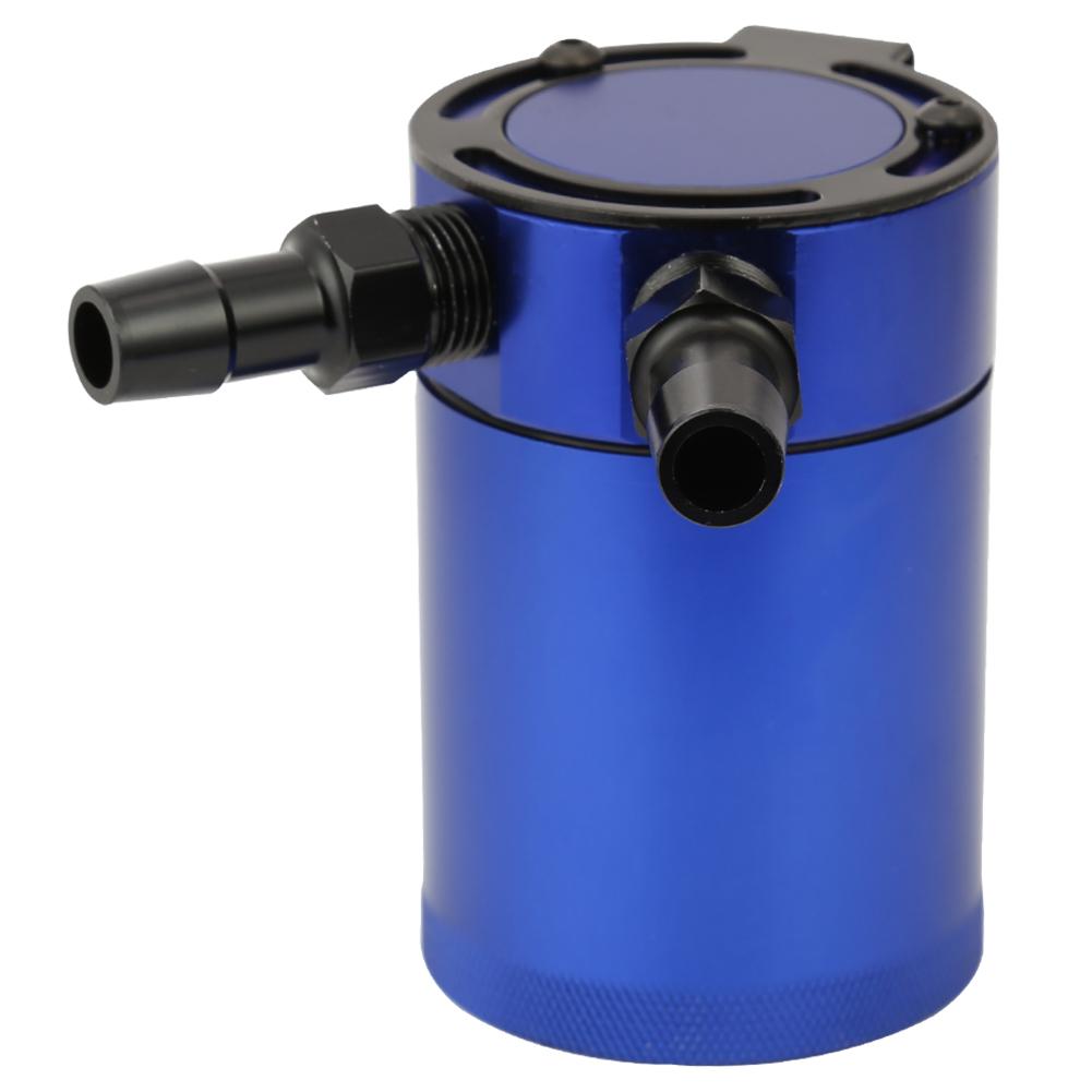 

Universal Baffled Oil Catch Can 2-Port Aluminum Oil Catch Reservoir -Blue, 501 Original