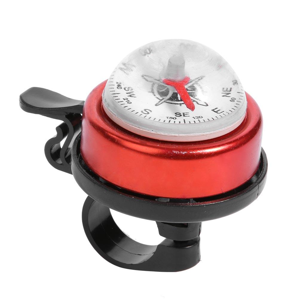 

Mountain Bike Compass Bell Alarm Horn Outdoor Cycling Handlebar Bell Ring, Black, 501 Original