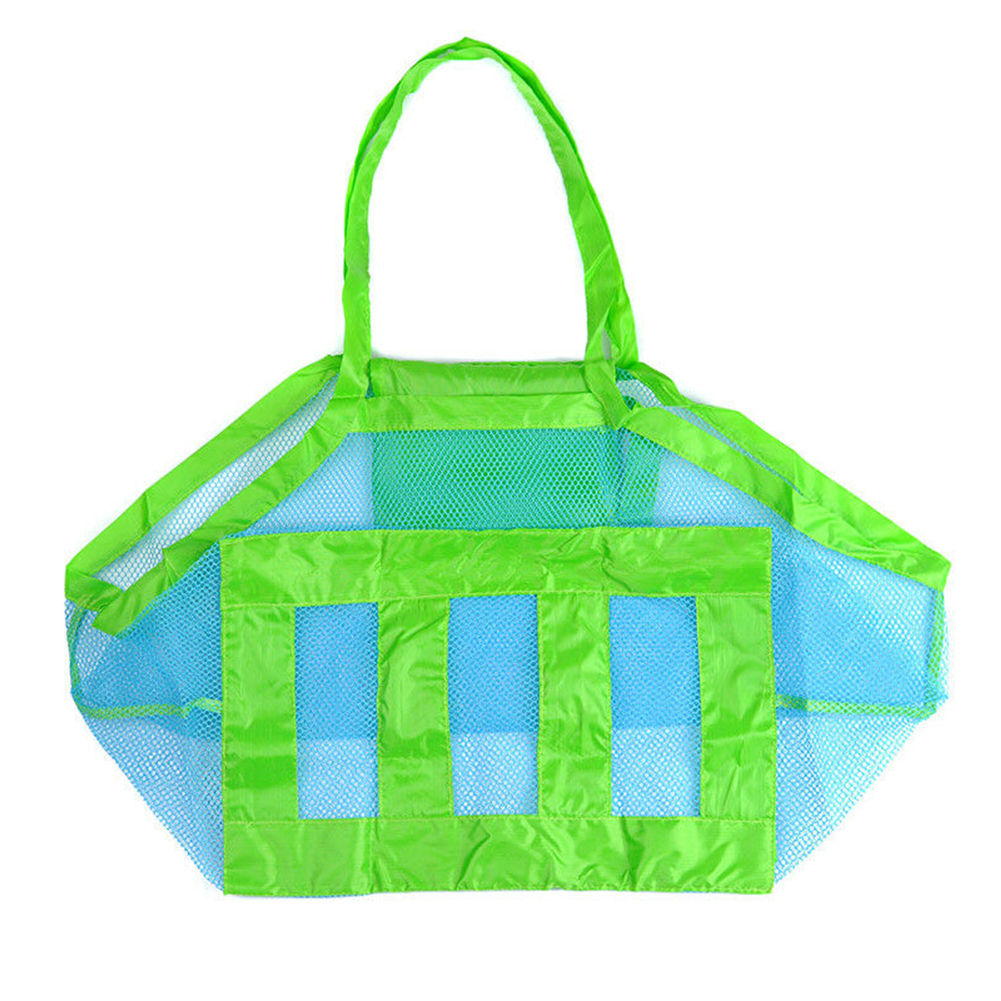 

Mesh Travel Children Toys Debris Storage Totes Large Outdoor Beach Handbags, 501 Original