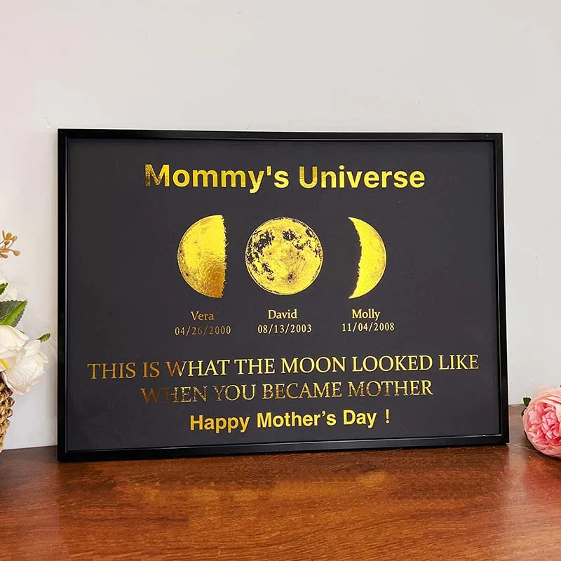 50 off ✨Custom Art Frame for Mom - Mommy's Universe