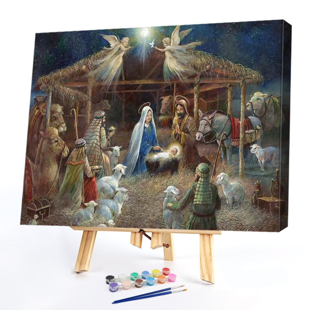 

50*40CM - Paint By Numbers - Nativity, 501 Original