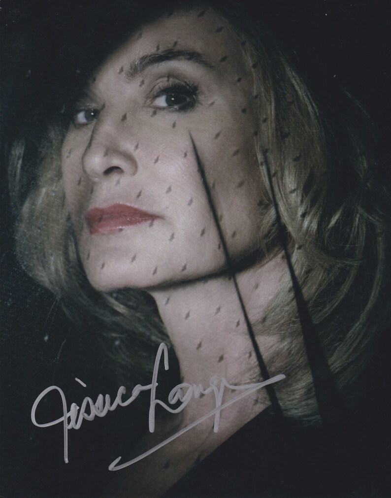 Jessica Lange Signed Autographed Glossy 8x10 Photo Poster painting - COA Matching Holograms