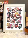 Chibi Ver. Demon Slayers Decorative Painting - Demon Slayer: Kimetsu No Yaiba - Xingkong Studio