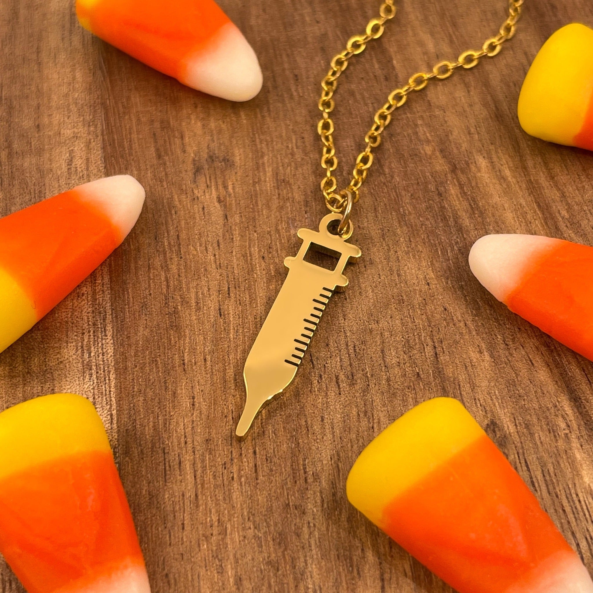 Syringe Pendant Necklace