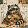 Luxury AB Velvet Diamond Painting Kit - Raccoon