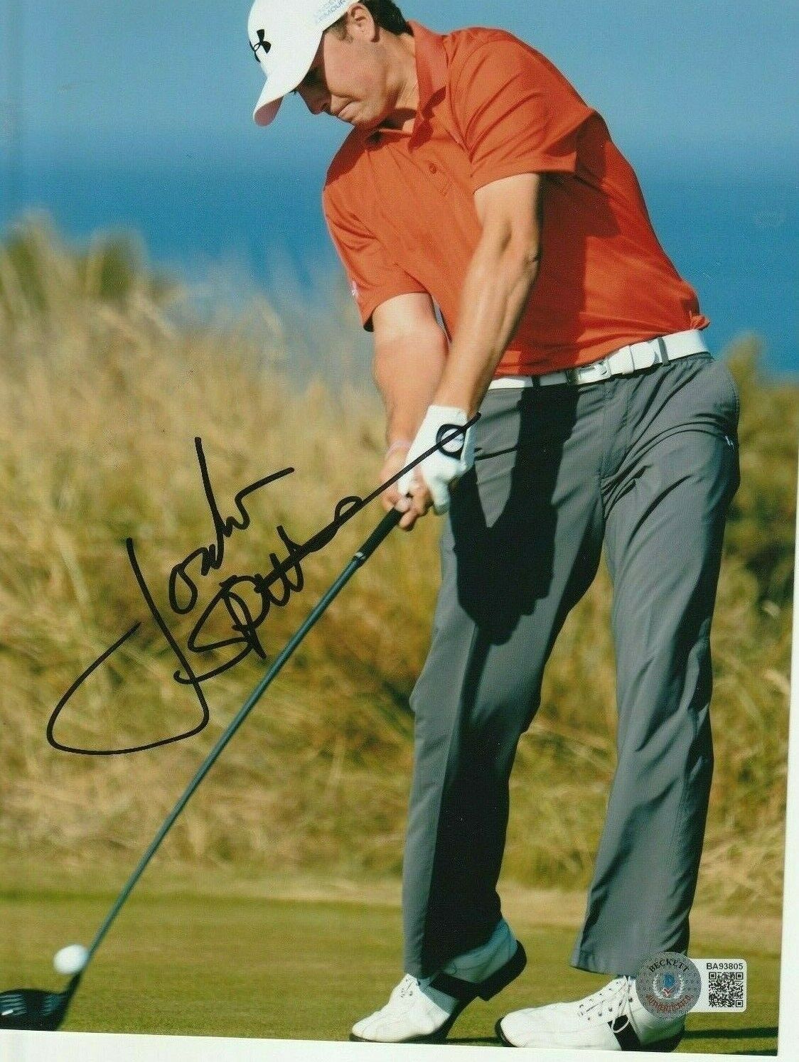 JORDAN SPIETH Signed PGA 8x10 Photo Poster painting with Beckett COA (BAS)