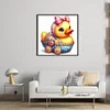 Cute Duck-18CT Stamped Cross Stitch 20*20cm/7.87*7.87in