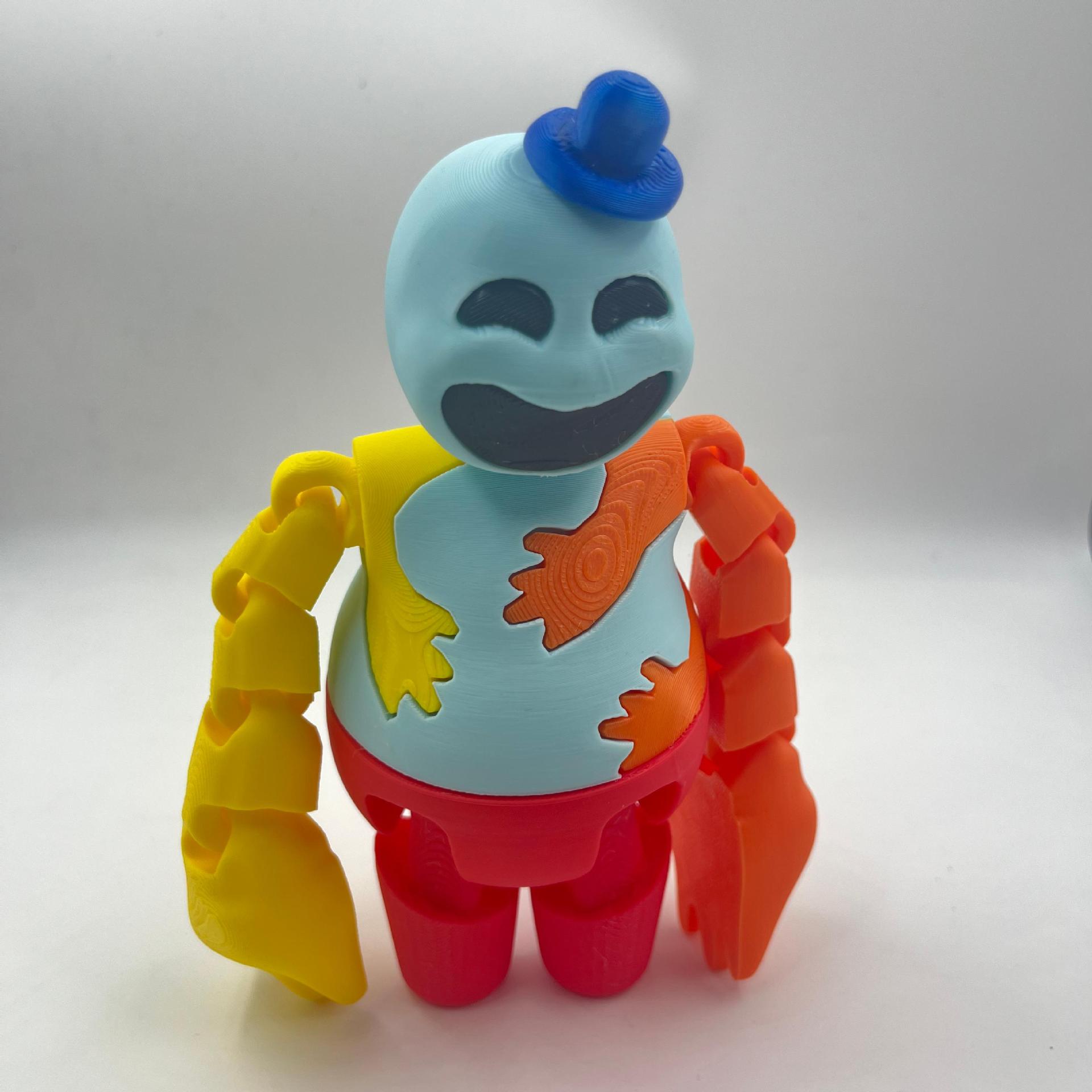 doey flexy - 3D printable Models doey multicolor flexi - doey the doughman FLEXI-MULTICOLOR  Plush