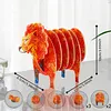 Lion 5D DIY-Tiermuster-Diamantmaler-Untersetzer mit Halter f&uuml;r zu Hause