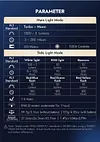 X4 High-Intensity Flashlight With Stepless Dimming And Long Battery Life For Outdoor Lighting With RGB Color Light