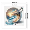 Sunset At Seaside Cup-11CT Stamped Cross Stitch 40*40cm/15.75*15.75in