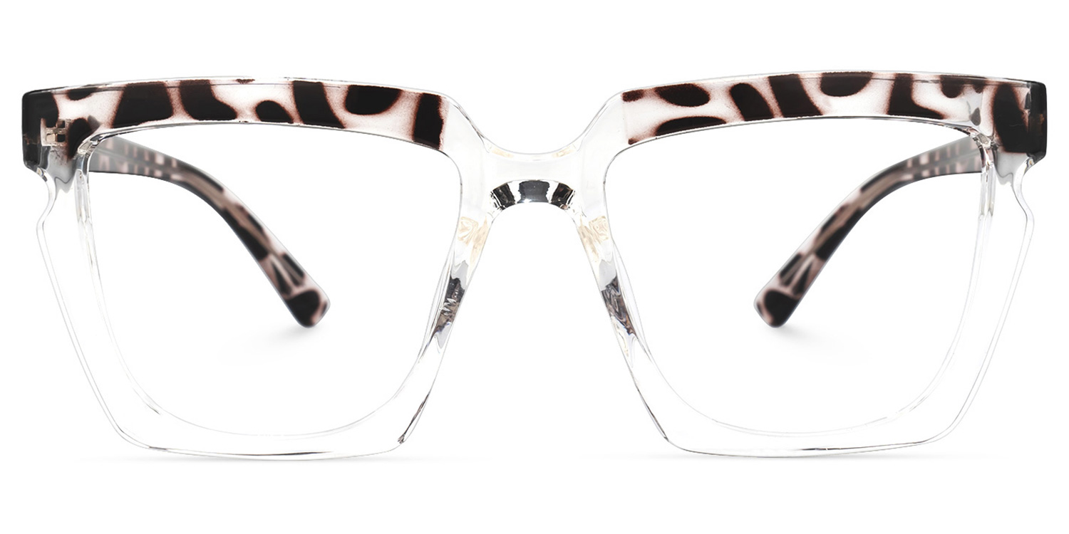 Margo Tortoise Kristall Rechteckig Brille Braun-Tortoise