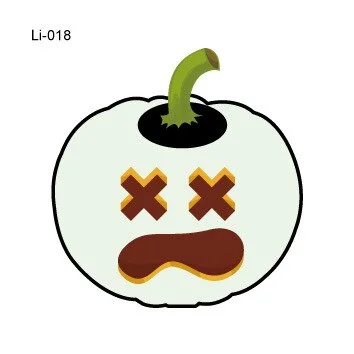 Sdrawing Glowing Tattoo Stickers Children's Glowing Toy Spider Pumpkin ghost Face Simulation Cartoon Luminous Tattoo Stickers