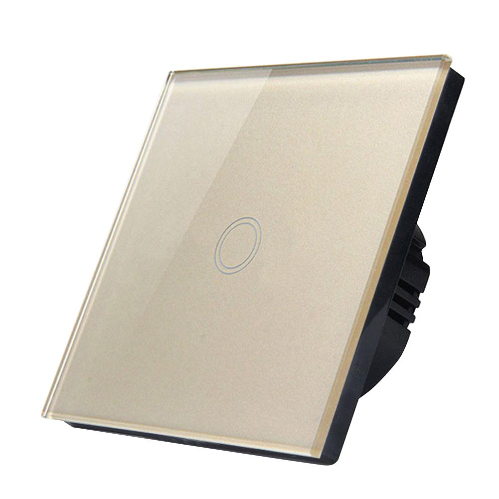 

86 Type 1 Gang Touch Screen Switch Smart Panel Wall Interruptor (Champagne), 501 Original