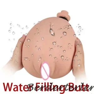 pornhint Pornhint Warm Water Filling Vagina Inflatable Silicone Pussy Real Body Male Masturba