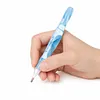 Resin Diamond Painting Point Drill Pen with 4 Various Tips Painting Arts 5D Point Drill Pen Diamonds Art Points Drills Pens for Nail Arts Rhinestone Decorations Cross-Stitch (Sky Blue)