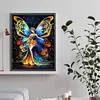 >SALE<5D DIY Full Round Drill Diamond Painting Butterfly Fairy Home Decor 30x40cm