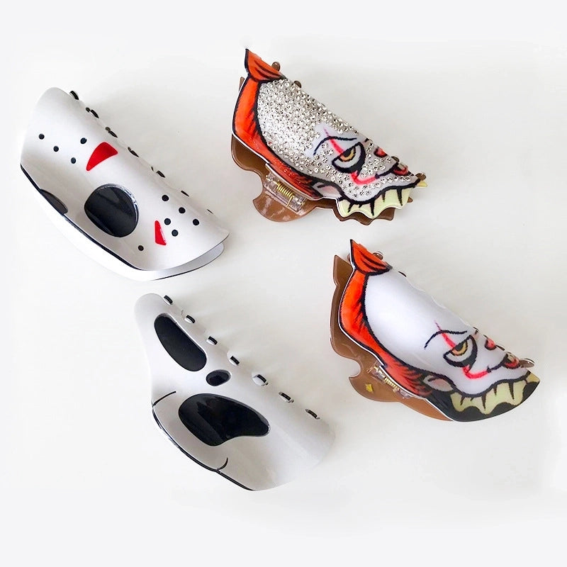 Halloween Lady Women’s Pumpkin Skull PVC Hair Claws