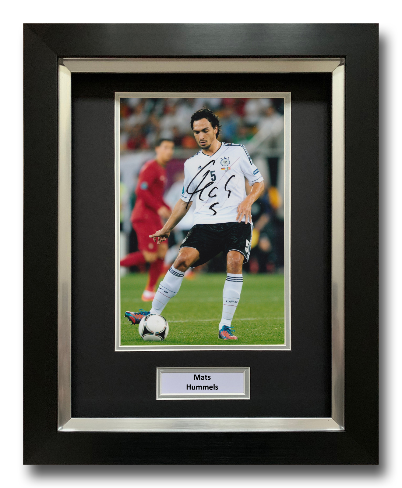 MATS HUMMELS HAND SIGNED FRAMED Photo Poster painting DISPLAY - GERMANY FOOTBALL AUTOGRAPH.