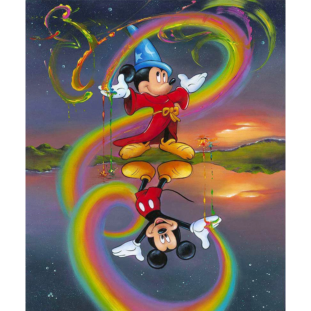 

40*50CM - Square Drill Diamond Painting - Bling Mouse, 501 Original